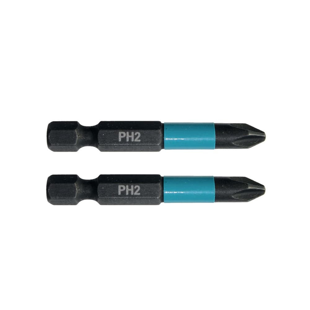 Kit 2 Bits Impacto PH2 50mm Makita B-63725 para Parafusadeira e Furadeira 2 Bits PH2 50mm Makita