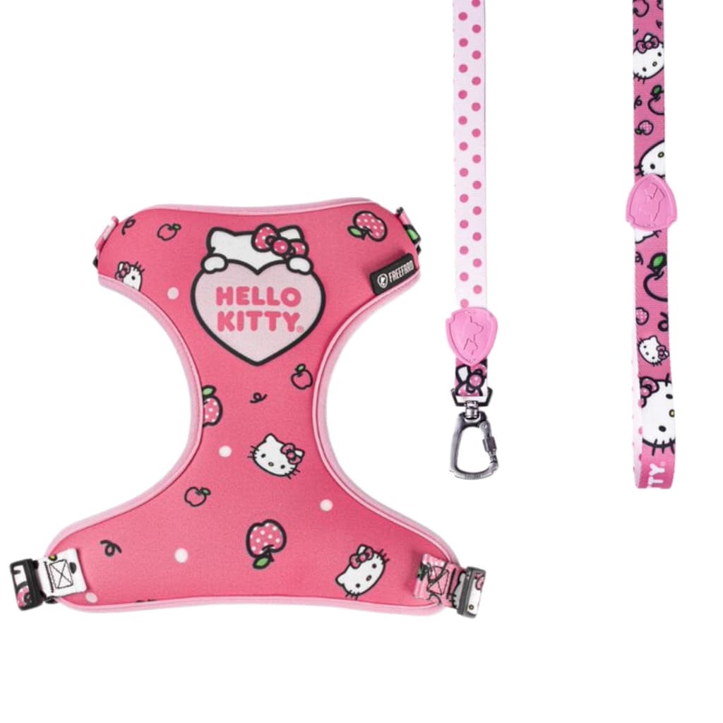 Kit Peitoral Para Cães Hello Kit Freefaro Licenciado Com Guia Passeio Pet 