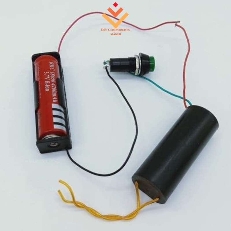 Kit De Bricolagem DC 3V-6V A 200kV 200000V Boost Step-up Power Module Gerador De Alta Tensão Com Caixa De Bateria , Switch