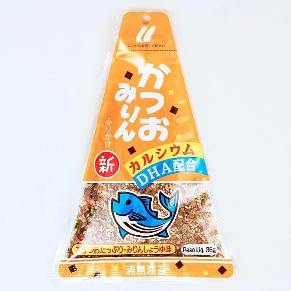 Tempero Furikake Arroz Japonês Triângulo Katsuomirin Tempero Japonês 30g