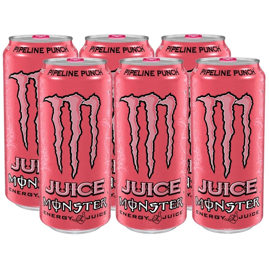 Energético Monster Pipeline Punch Pack C/ 6 Und 476 Ml