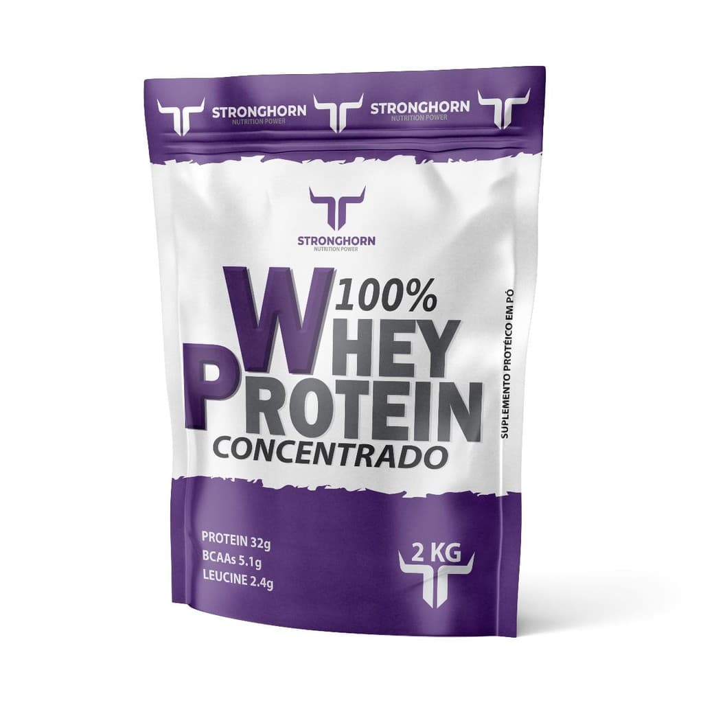 Whey Protein 100% Ultra Concentrado 2Kg Stronghorn