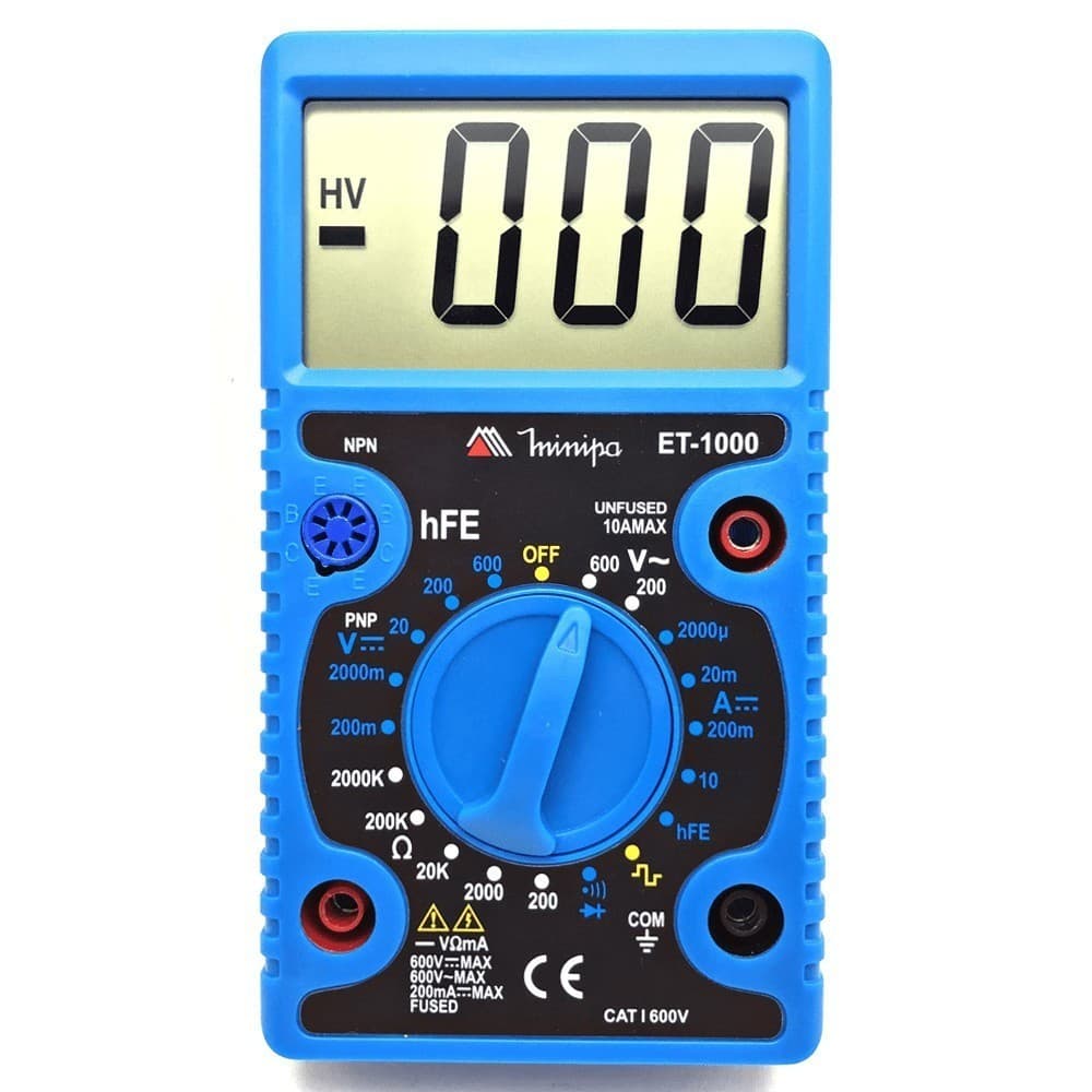 Multímetro digital portátil  - 600V 450Hz