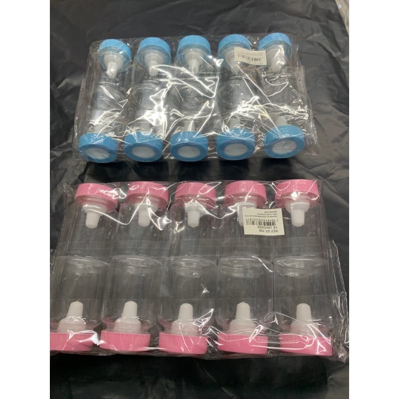 kit c/10 mini mamadeiras para chá de bebê rj