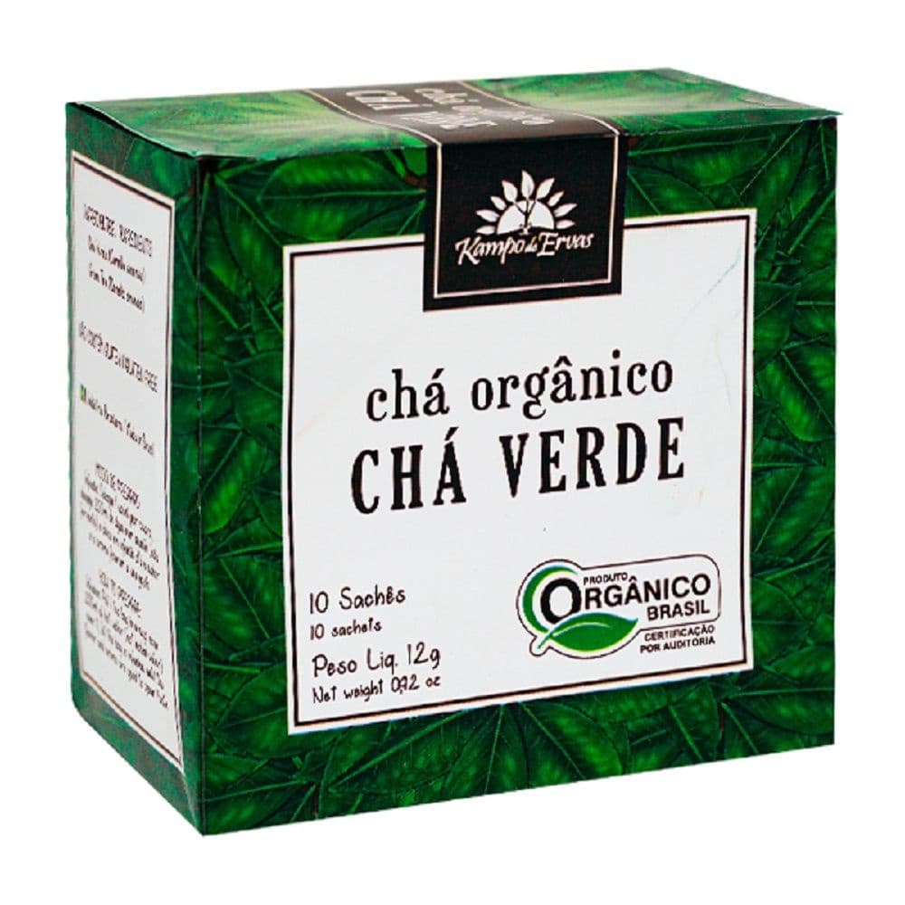 Chá Verde Orgânico Kampo de Ervas 10 sachês é bom