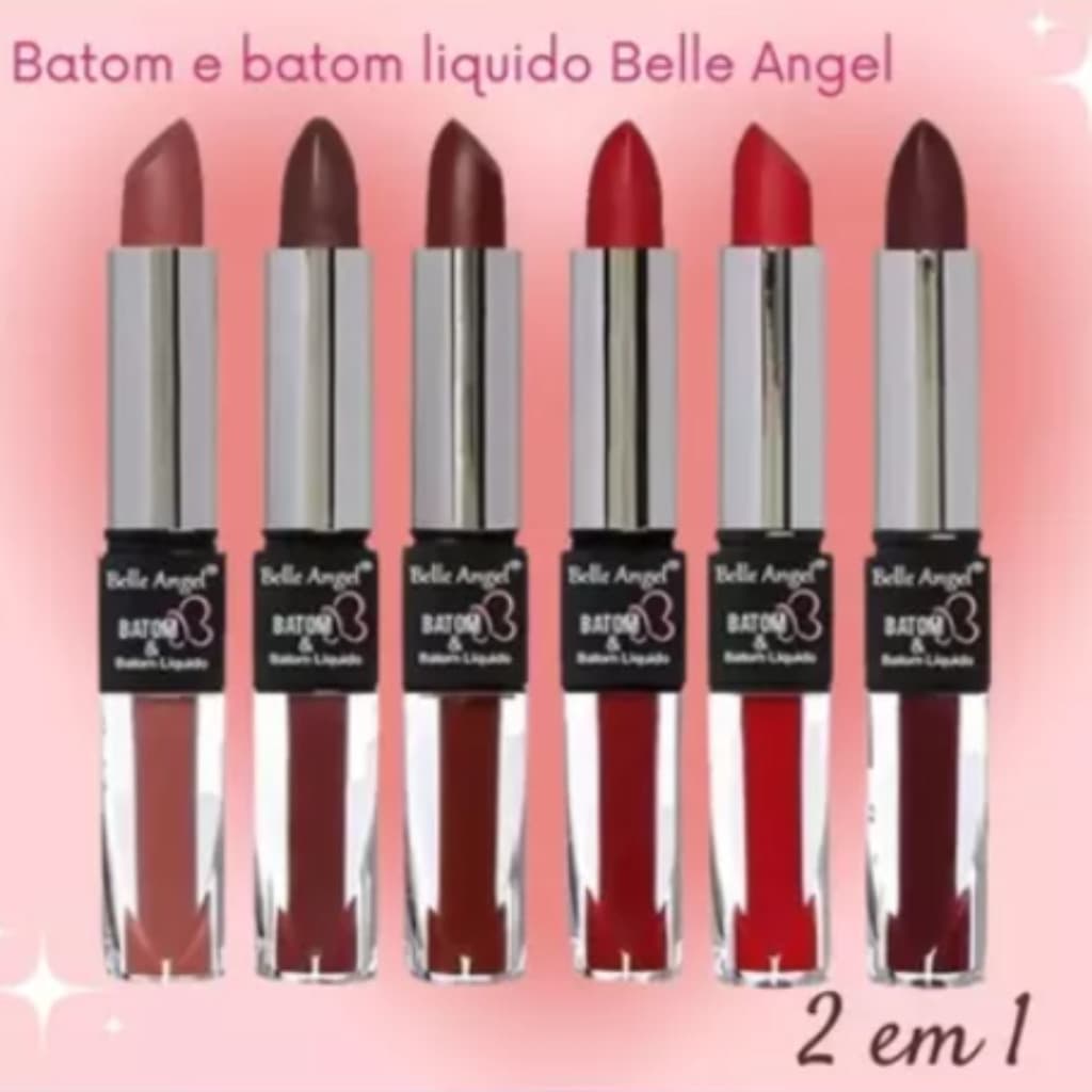 Batom Líquido Matte A 2 em 1 - Belle Angel B073