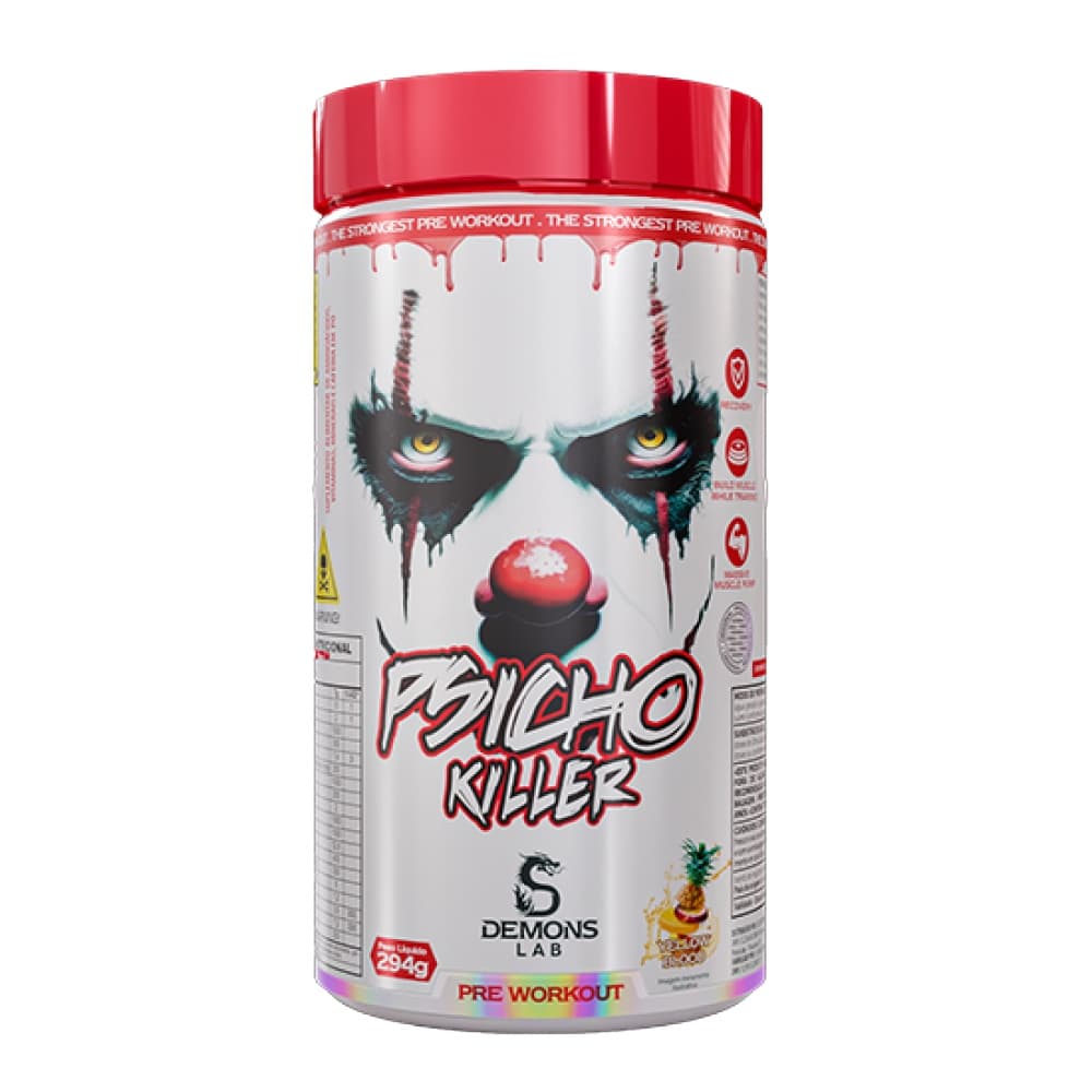 Pre Treino Psicho Killer Yellow Bloody 300g - Demons Lab