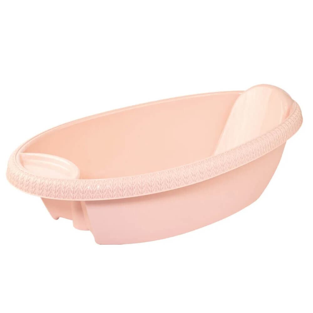 Banheira Bebê Plasútil Trama Baby 19L Rosê