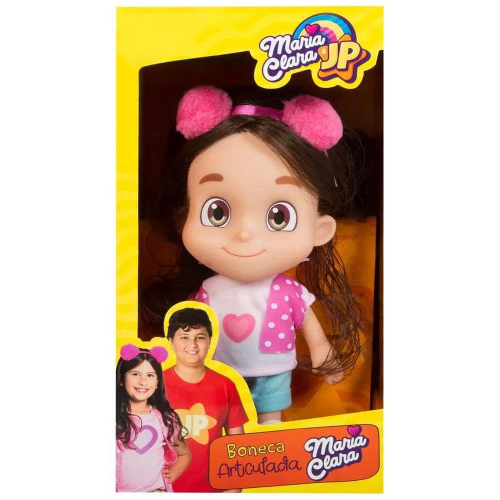 Boneca Maria Clara E Jp Youtuber Articulada 27 Cm Original Baby Brink Brinquedos