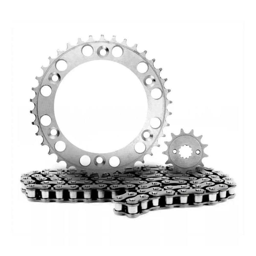 Kit Relação Completa com Retentor Top para Moto Factor 150 (2016 em diante), Moto Factor 125i (2017 em diante) e Moto Fazer 150 (2014 em diante) - Transmissão de Alta Qualidade para Melhor Desempenho Motocicleta