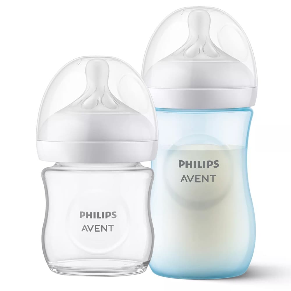 Kit Mamadeira Philips Avent Pétala 3.0 Azul 125/260ml Bebê