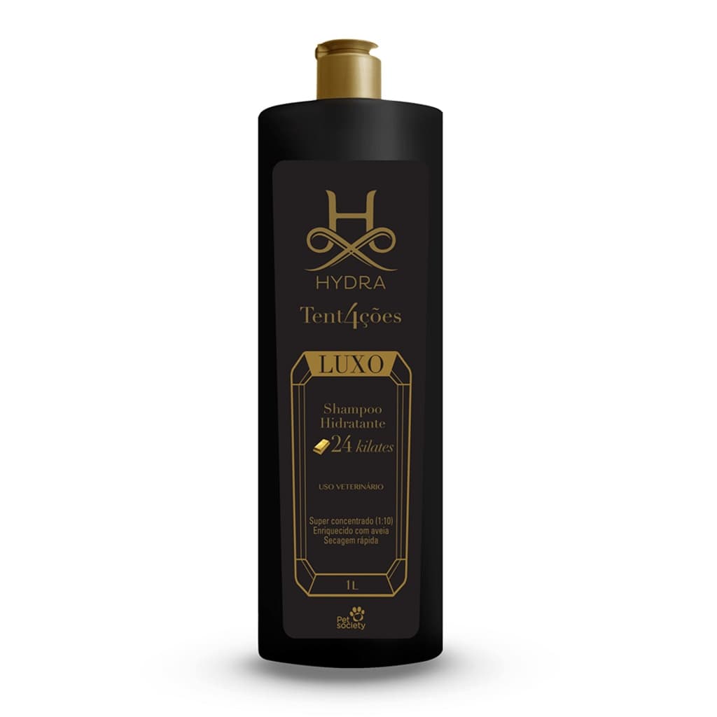 Shampoo Pet Hidratante Hydra Groomers Luxo Cães Gatos 1L Diluição 1:10