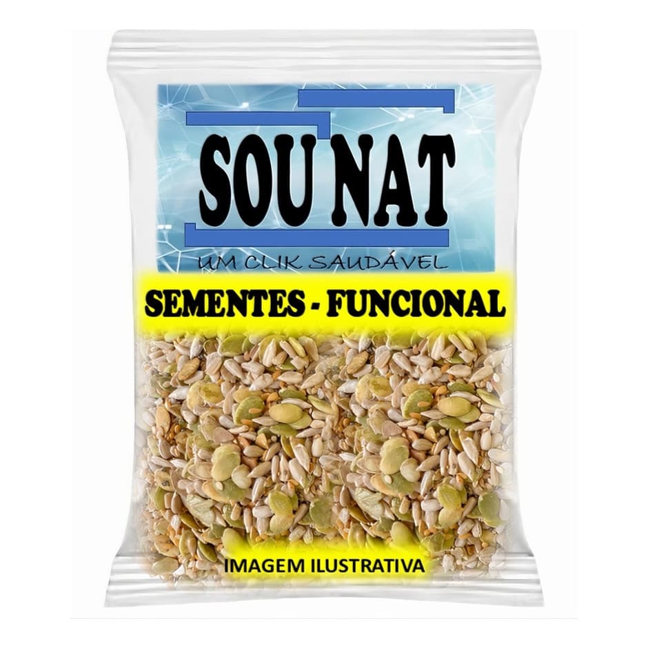 Mix Sementes Funcional Completo Saudável 500g