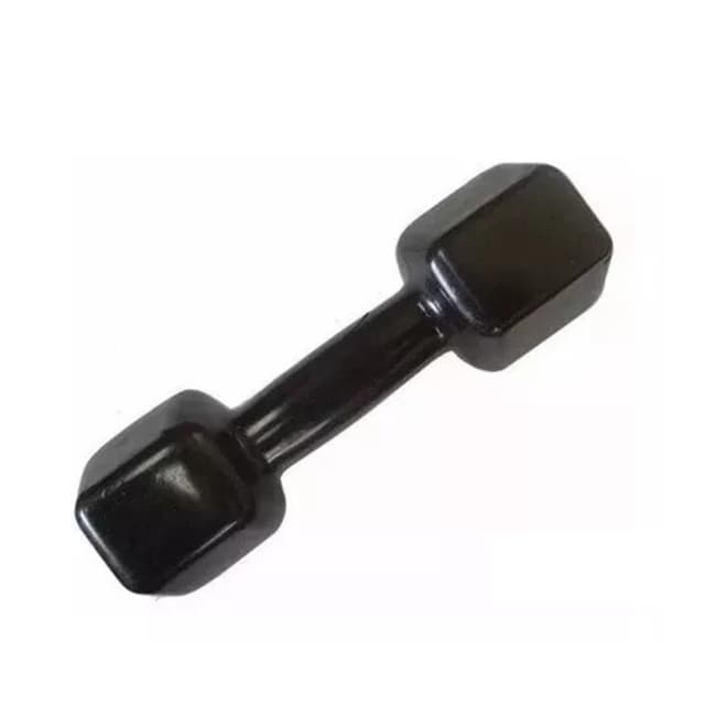 Halter Sextavado Emborrachado Academia Fitness 1kg