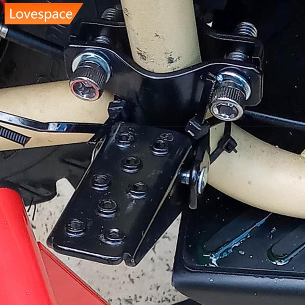 LS-STORE Universal 2Pcs Peças Para Motocicletas Retro Com Pedal Dobrável De Aço MTB BMX Pedaleira Q3S1