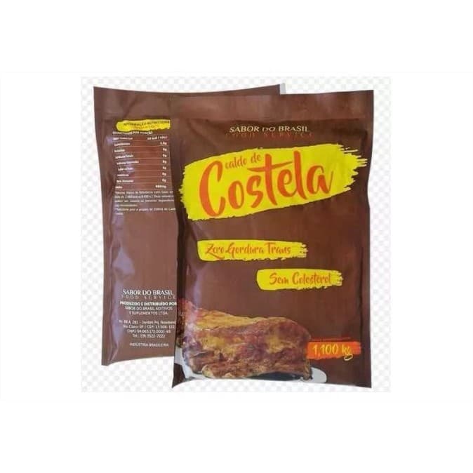 Caldo De Costela Tempero condimento top para churrasco preparo carne