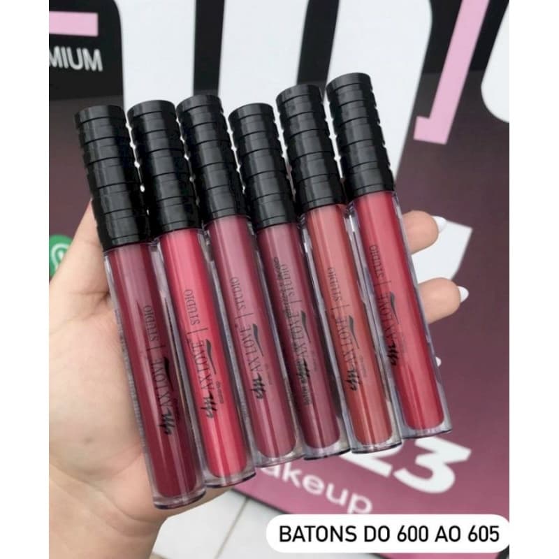 Batom Líquido Matte Coleção 30 horas Cores Vibrantes - MaxLove