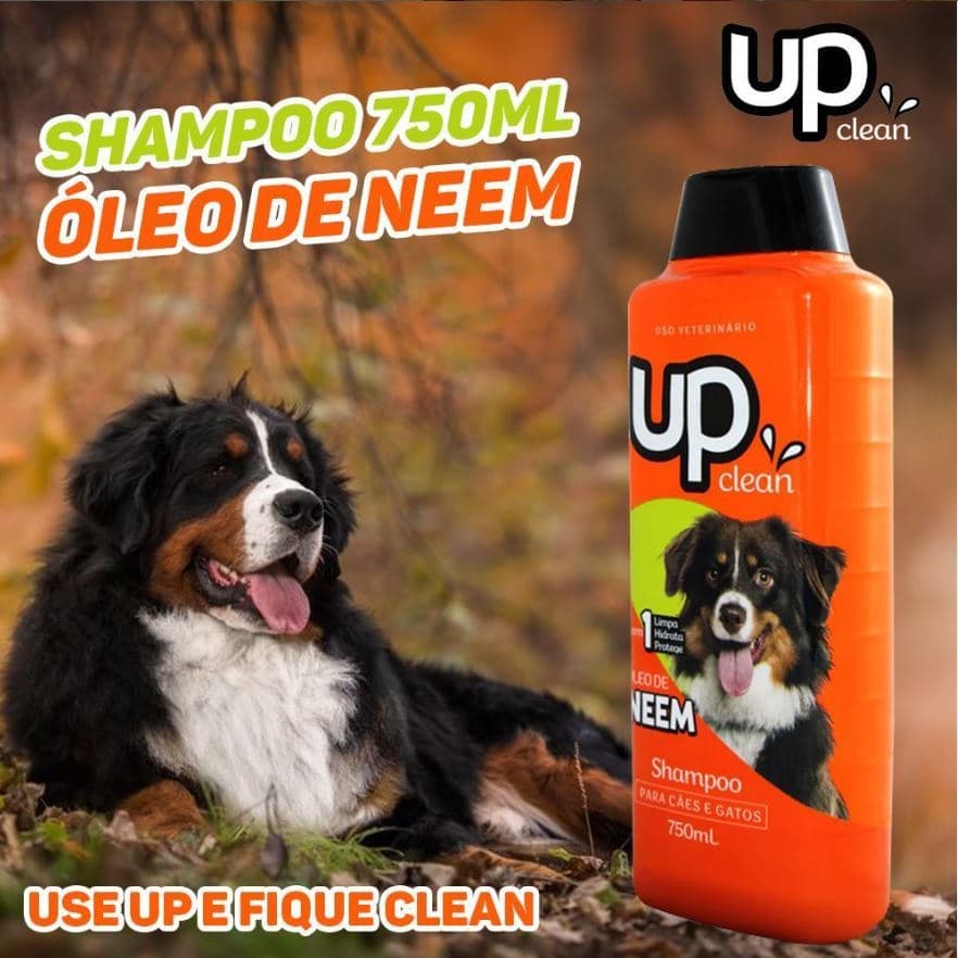 Shampoo para Cachorro Oleo Neem 750ml UP Clean