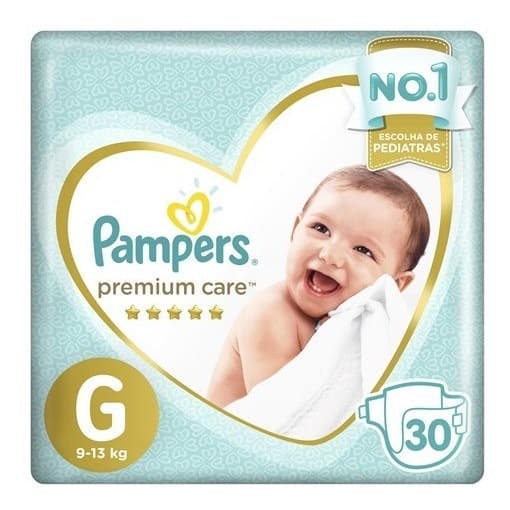 Fralda G Pampers Premium Care 30 Unidades