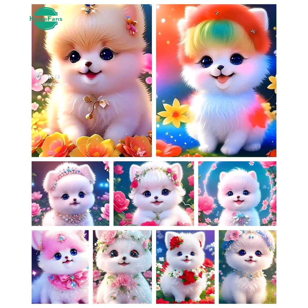 Ypdhffofo Gato Colorido 5D Pintura Diamante Cheio De Sala De Estar Colar Ponto Cruz Quarto Jantar Decoração Bordado Pres