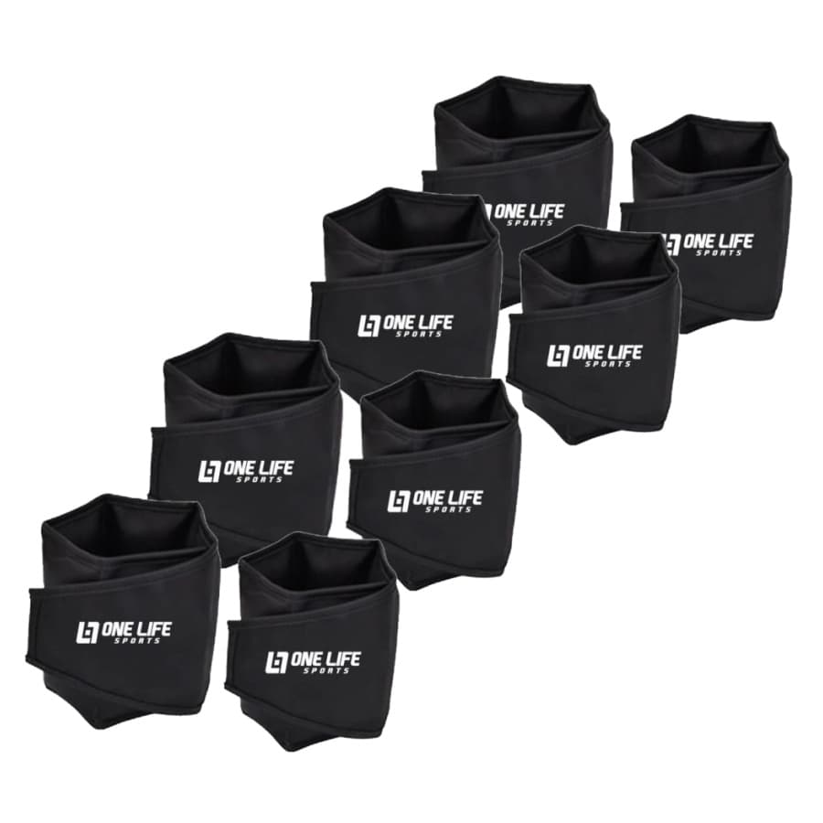 Kit Treino P/Pernas - Caneleira Peso Tornozeleira Kit 2kg - 3kg - 4kg - 5kg