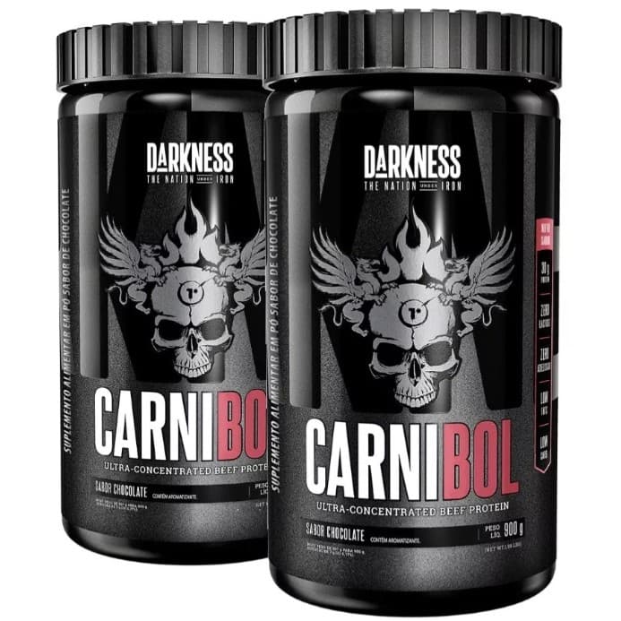 WHEY PROTEIN PROTEINA DE CARNE DK CARNIBOL SABOR CHOCOLATE 900G