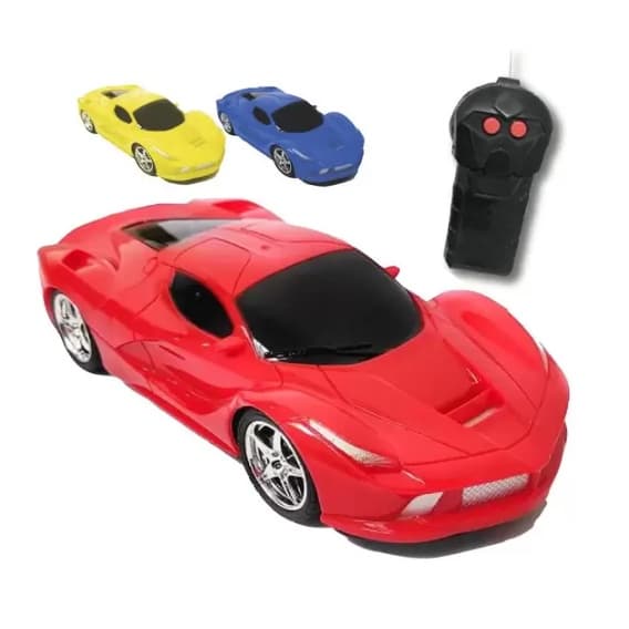 Carro Carrinho Controle Remoto Colorido 3 Funções