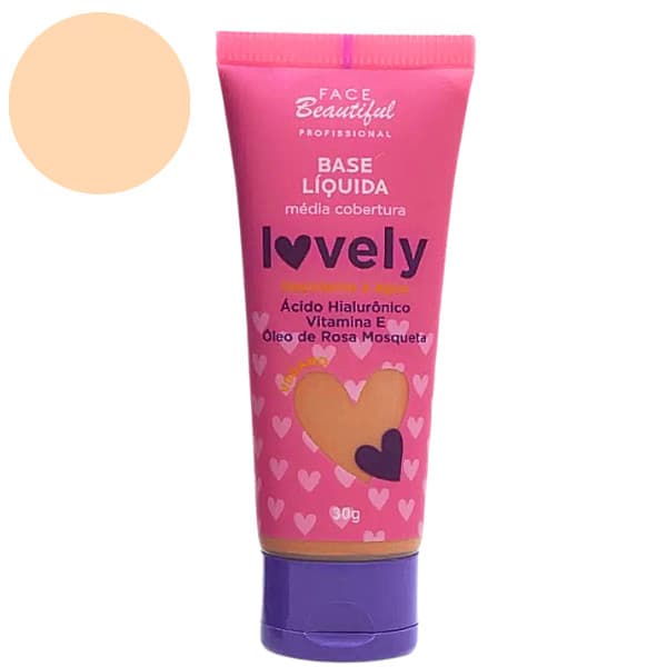 FACE BEAUTIFUL BASE LIQUIDA LOVELY VEGANO COR 02