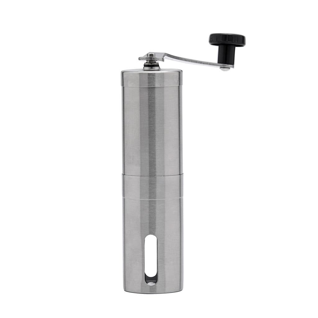 Moedor Manual de Grãos de Café Em Aço Inox 8 Níves Prateado Oxford Porcelanas