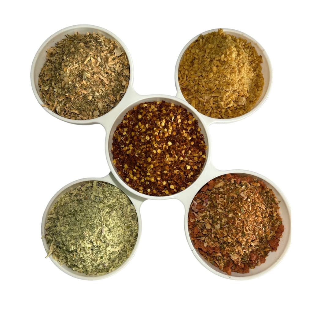 KIT 5 TEMPERO E CONDIMENTOS DE 250G CADA