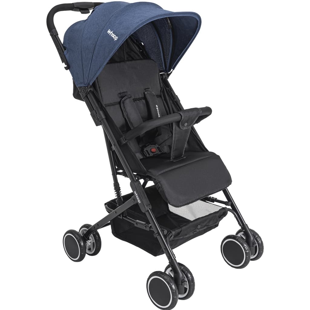 CARRINHO DE BEBE PASSEIO MASCOTE MELANGE MARINHO WHOOP KIDDO