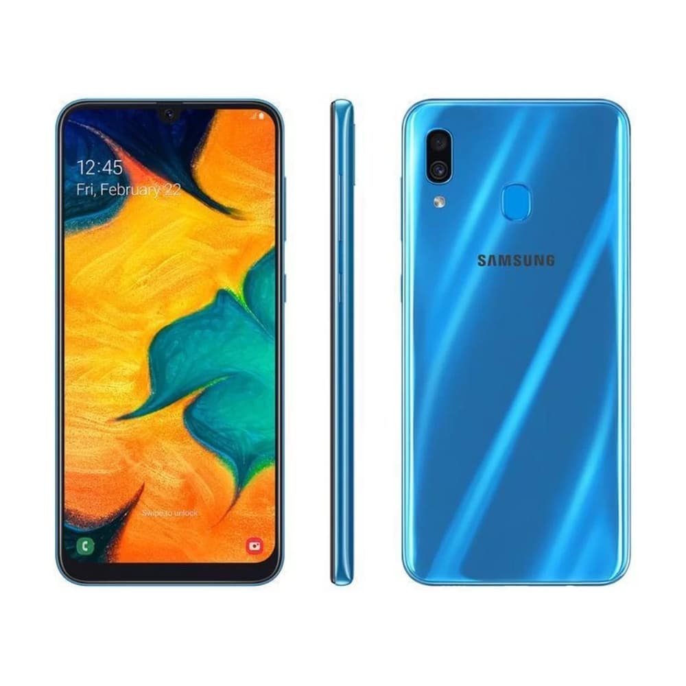 Usado: Samsung A30 64 GB Azul - Excelente
