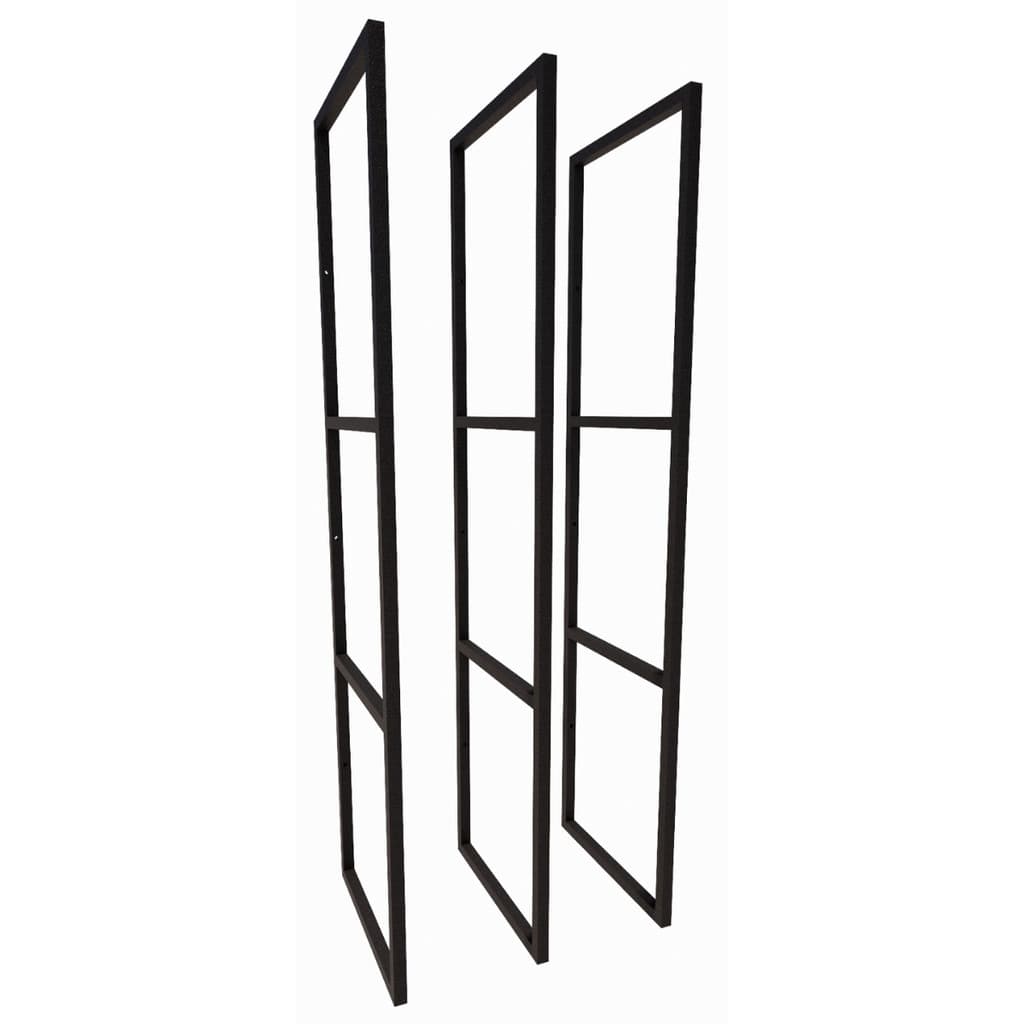 3 suportes estilo industrial 100x28cm prateleira de parede e teto reforçada