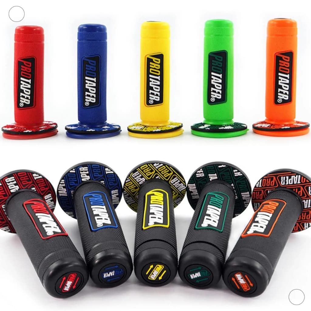 Punho Protaper Par Manopla Moto Esportivo Trilha verde/larenja