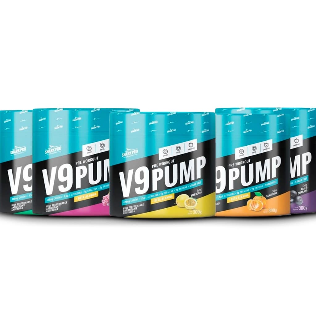 V9 Shark 300g Pre Treino Com Beta Alanina