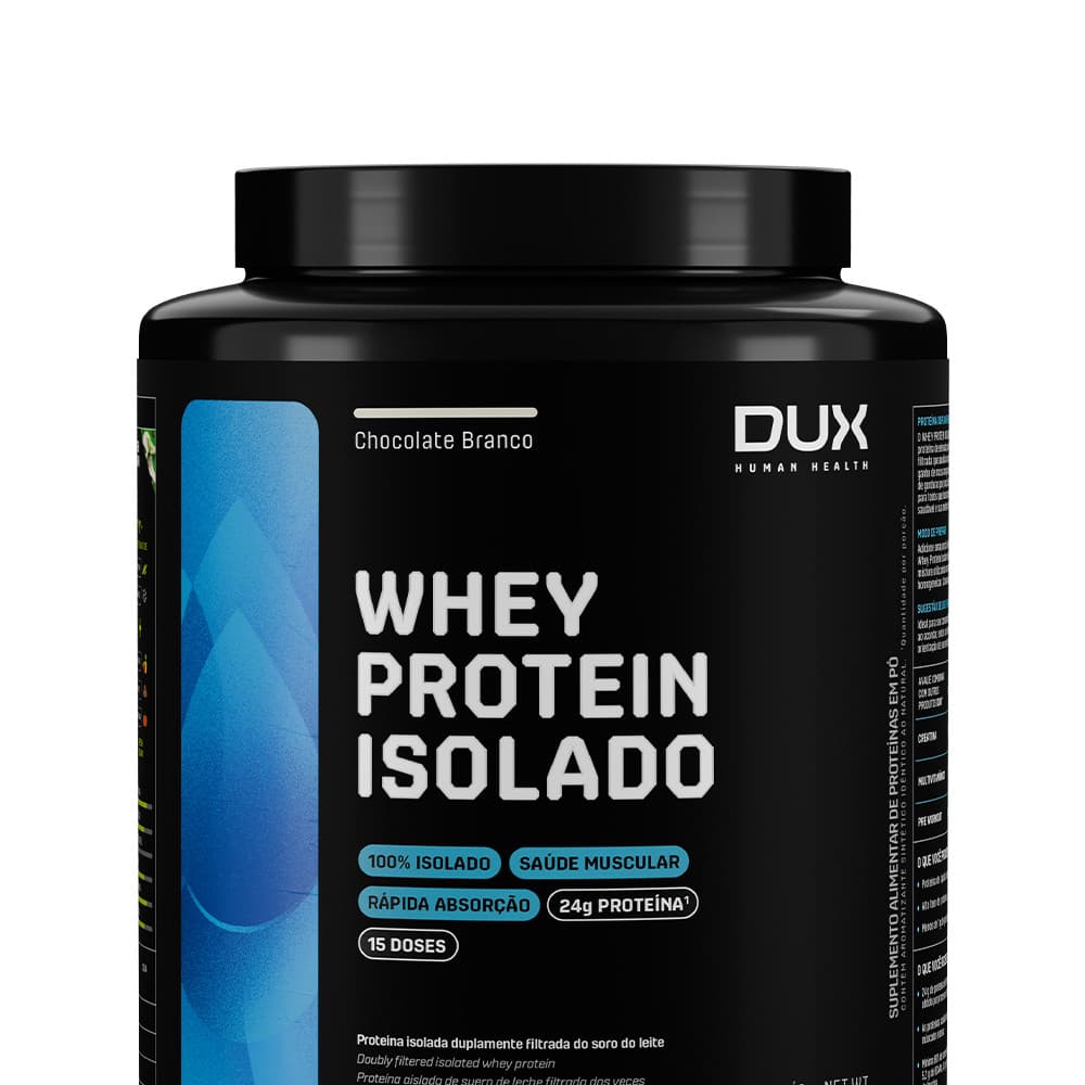 Whey Protein Isolado Dux (450g) Chocolate Branco