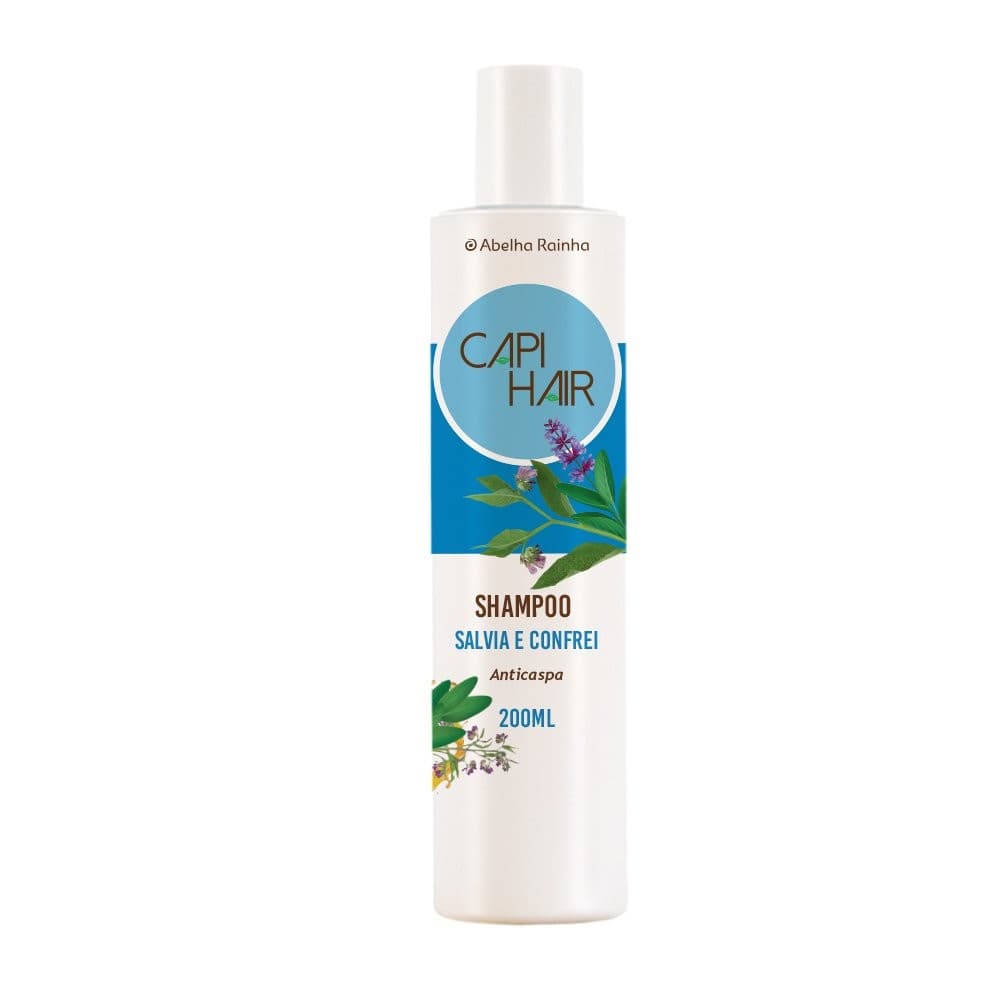 CAPI HAIR SHAMPOO HIDRATANTE ANTICASPA SALVIA E CONFREI 200 ML