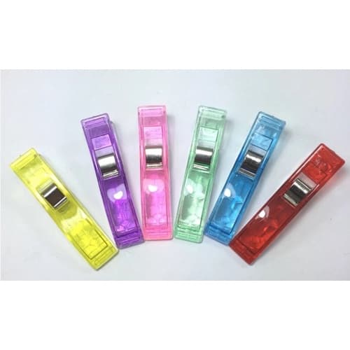 Prendedores De Tecido Clips Grandes Patchwork C/ 50 unidades