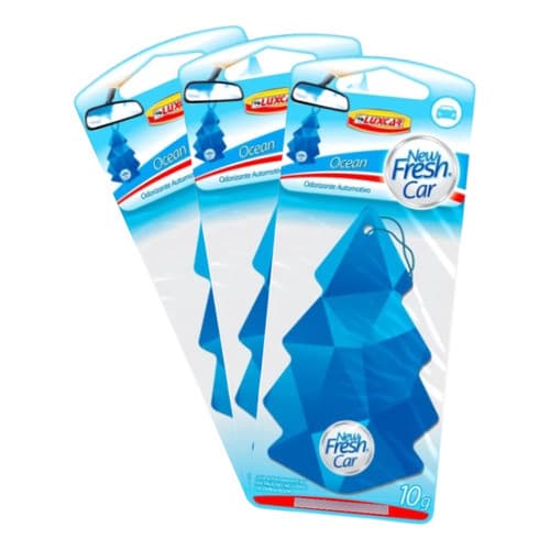 Kit 3 Cheirinho Carro Caminhonete Odorizante New Fresh Fun Carro Novo