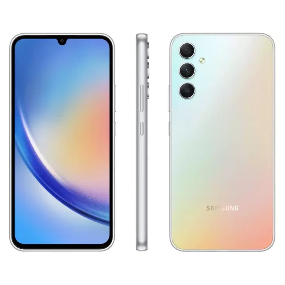 Usado: Samsung A34 128 GB Prata - Excelente