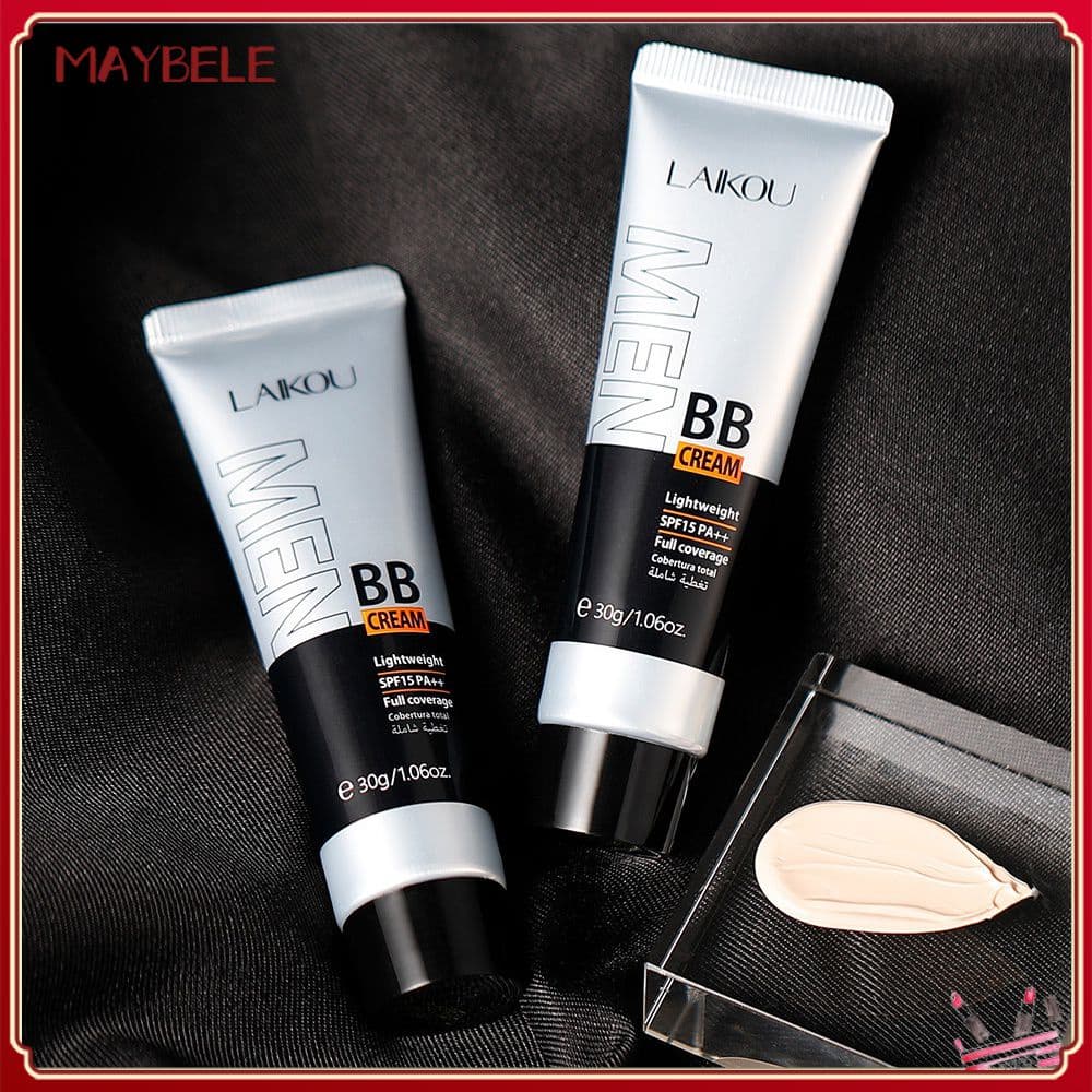 Popular base líquida corretivo masculino bb creme para pele oleosa hidratante tendência creme de base correção de defeitos maquiagem diária para homens corretivo de alto desempenho MAYBELE
