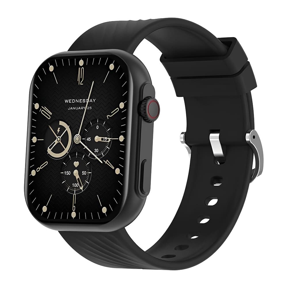 Relógio Smartwatch Zwear Zl80 Chamada Bluetooth 5.2 Tela 2.01 pol. Preto