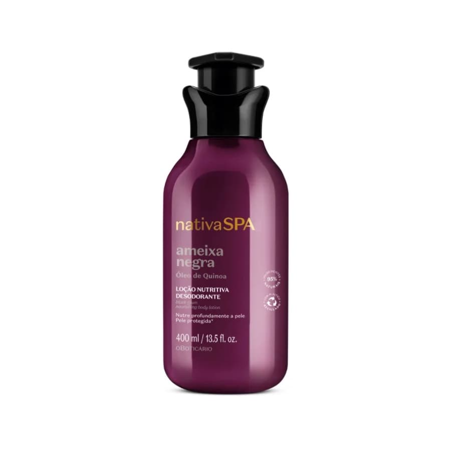 Nativa Spa Loção Hidratante Desodorante Corporal Ameixa Negra 400ml
