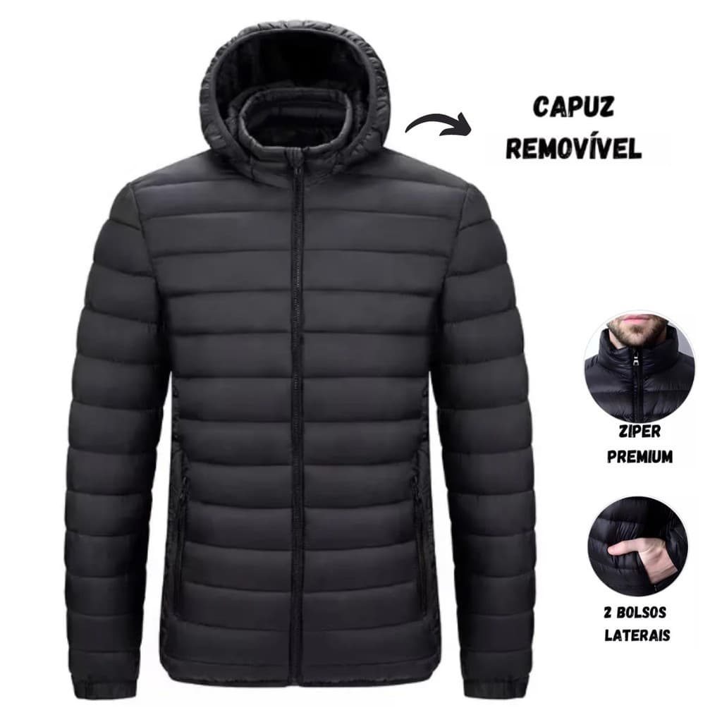 Jaqueta Puffer Blusa Casaco Bobojaco Frio Impermeável Moto