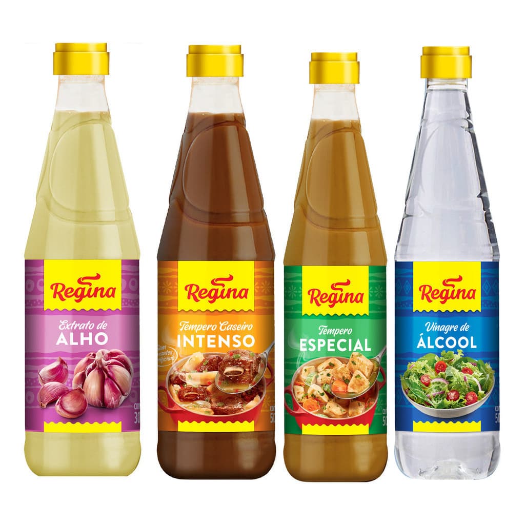 Kit 4 Temperos, Regina meu tempero é você Oferta!