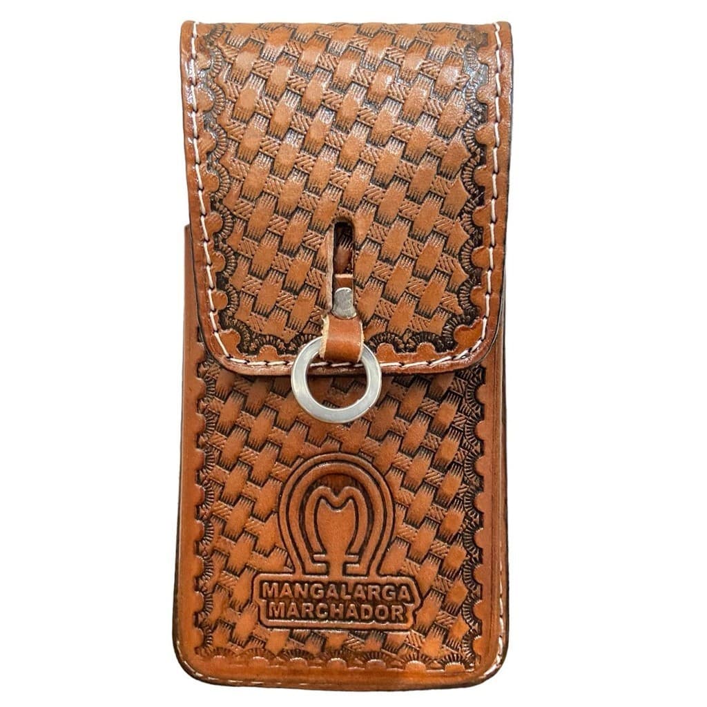 Capinha Capa para Celular em Couro Legitimo Mangalarg Virola
