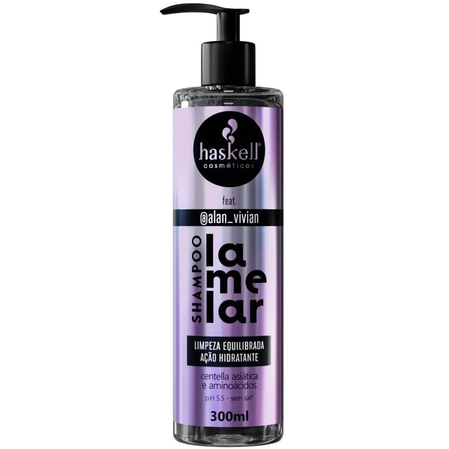 SHAMPOO LAMELAR LIMPEZA EQUILIBRADA AÇÃO HIDRATANTE - HASKELL