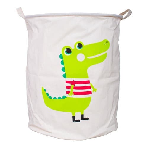 Cesto P/ Roupa Dobrável Banheiro Multiuso Animais Lavanderia Infantil / 097