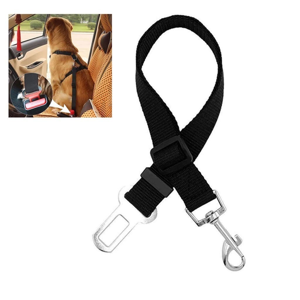 Cinto de Segurança Cao Cachorro Pet Guia Coleira Animal de Estimaçao Carro Veiculo Viagem Pet Shop Transporte Seguro