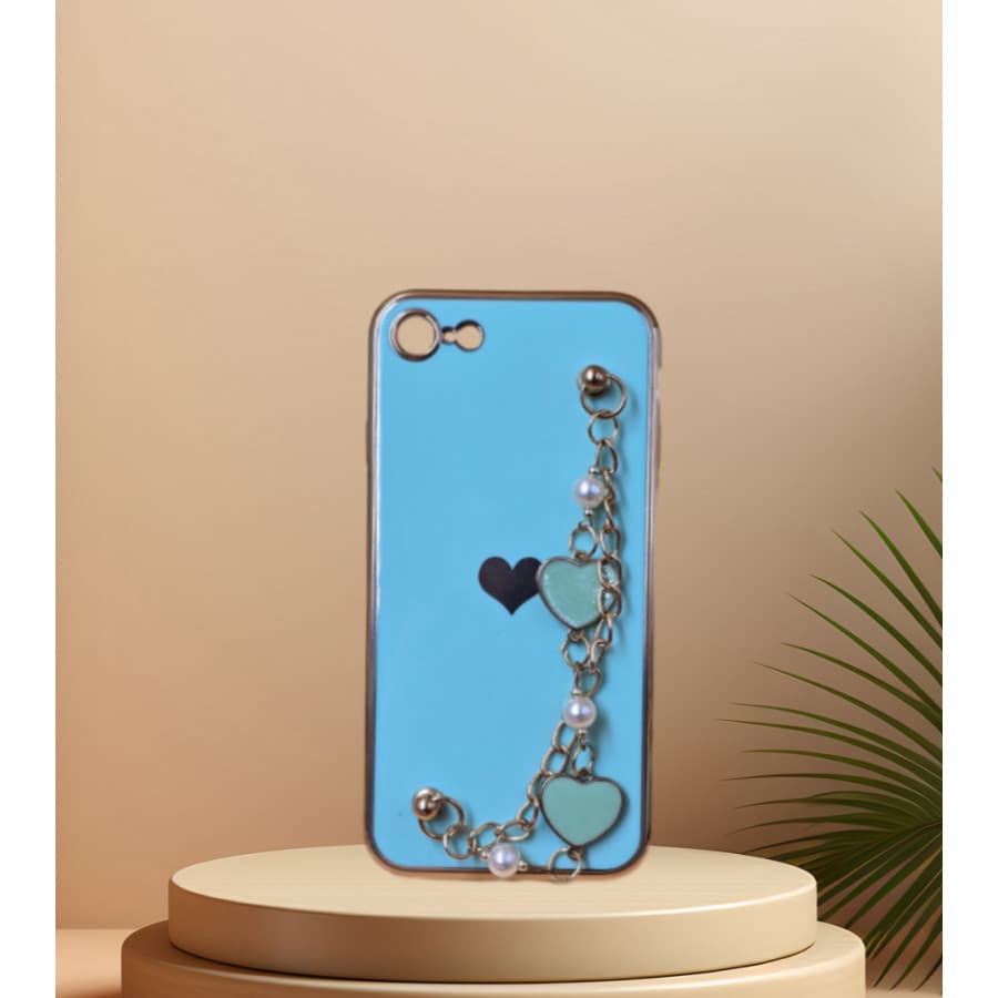 Capinha Capinha De Celular Compatível IP 7G Com Alça De Coração Para Mão MODELO JC1